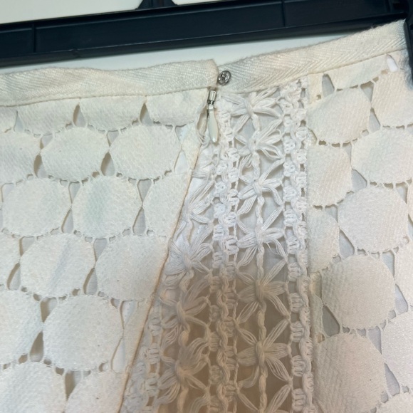See by Chloé Cream Crochet Fringe Skirt – Size 42 (Custom Altered) - Picture 3 of 9